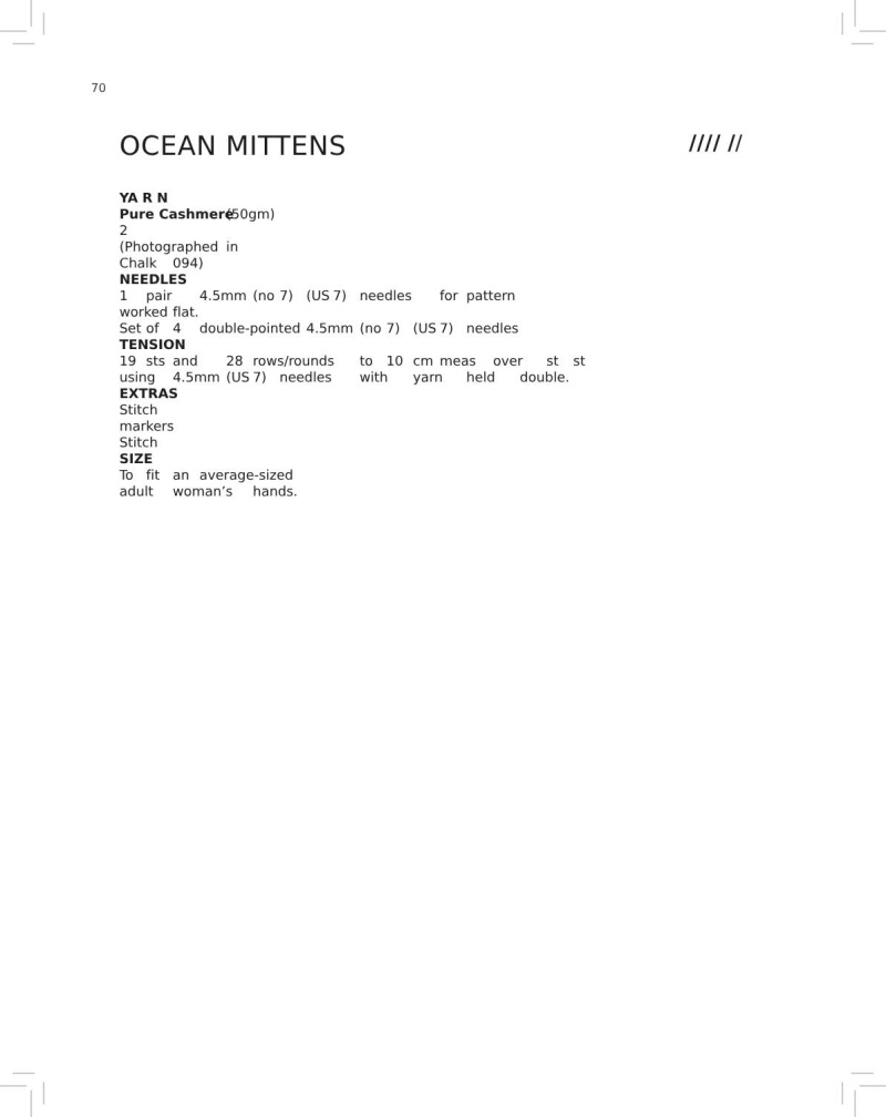 Ocean Mittens